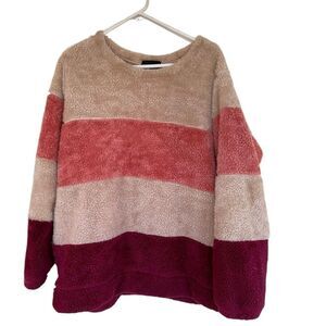 Zenana Oufitters Sherpa Fleece Sweater Sweatshirt